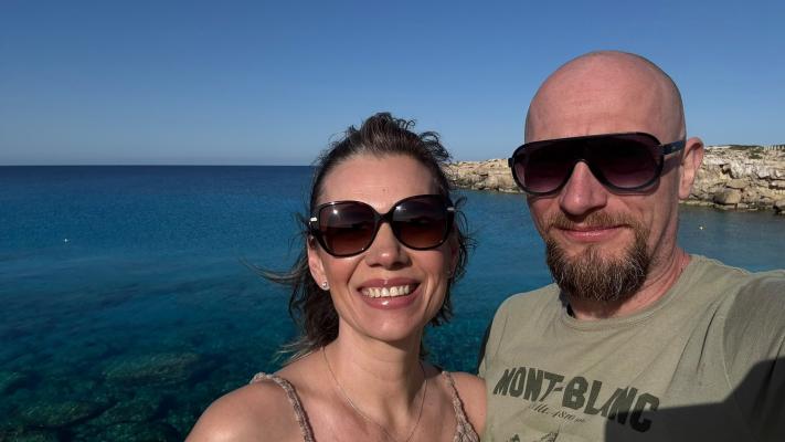 Relaxing moments at our home in Crete